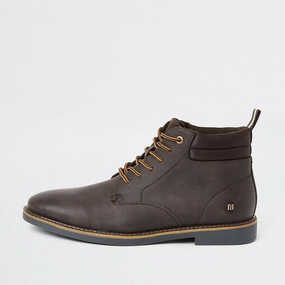 BRAND NEW RIVER ISLAND MEN USA SIZE10 Chukka boots main image 4